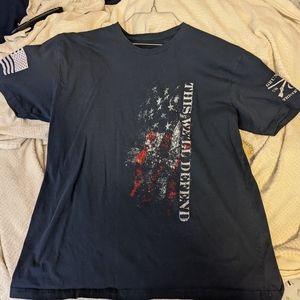 Grunt Style "This We'll Defend" Navy Blue Men's XXL T-shirt